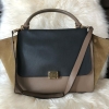 Celine Trapeze Medium Tricolor with Strap Celine