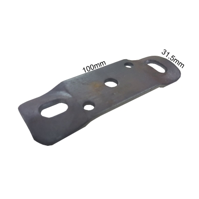 25mm x 50mm Rectangular Tube SideRail Bracket - Curve