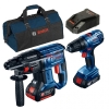 Bosch Combo GSR180 + GBH180 18V Cordless Rotary Hammer  ID30691 Bosch Power Tools (Branded)