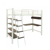 ALOHA LOFT Single Size Bed Frame with Study Table & Book Shelves Bedframe Bedroom