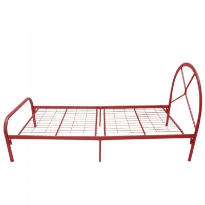 PESARO Single Powder Coat Metal Bed Frame