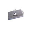 Flat Bracket With M6 Gear Flat Bracket