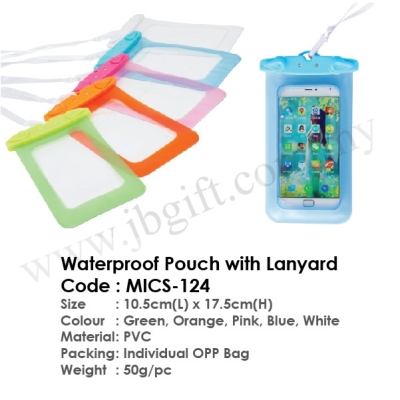 Waterproof Pouch with Lanyard MICS-124