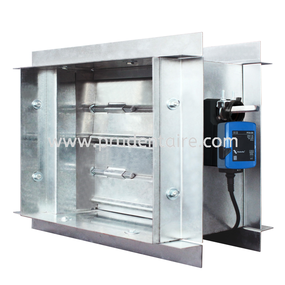 MFDl Motorized Fire Damper Louvre Type Fire Smoke Damper Selangor mfdl-motorized-fire-damper-louvre-type-fire-smoke-damper-selangor