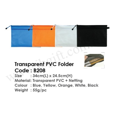 Transparent PVC Folder B208