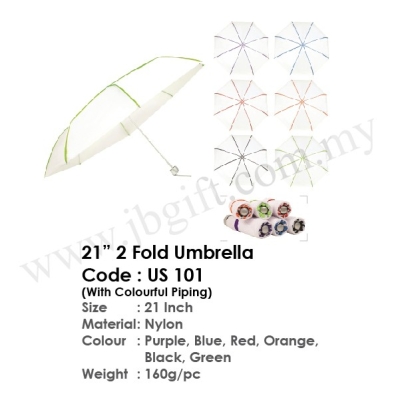 21 2 Fold Umbrella US 101