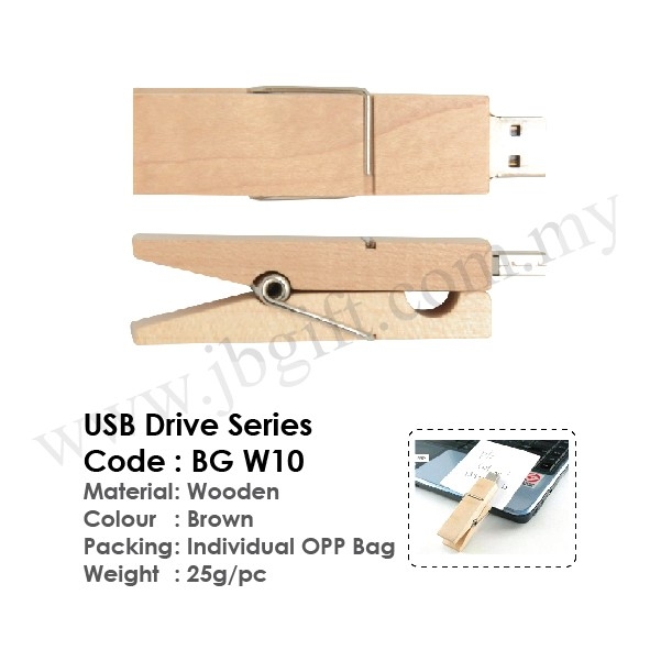 USB Thumb Drive / Pendrive Wooden Series BG W10 USB Thumb Drive