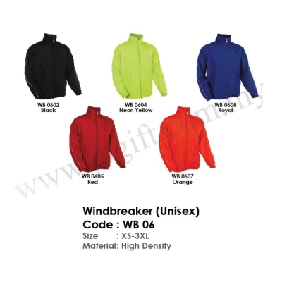 Windbreaker (Unisex Jacket) WB 06