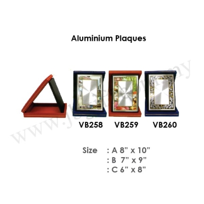 Aluminium Plaques VB258 & VB259 & VB260