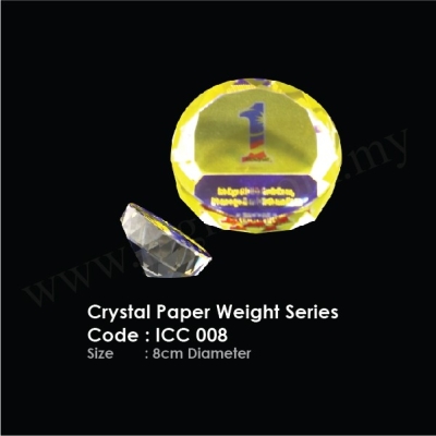 Crystal Paper Weight Series ICC 008