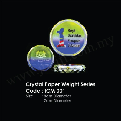 Crystal Paper Weight Series ICM 001