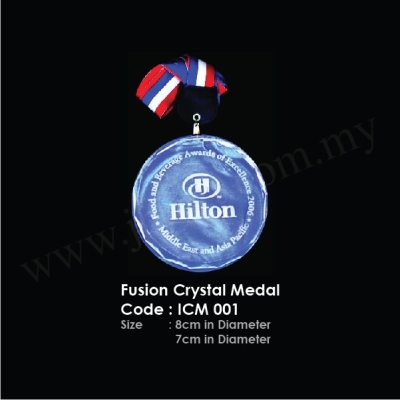 Fusion Crystal Medal ICM 001