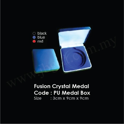 Fusion Crystal Medal PU Medal Box