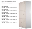 Multi Compartment Locker Metal Locker Metal Cabinet 