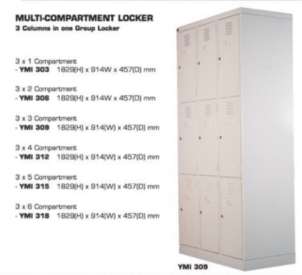 Multi Compartment Locker