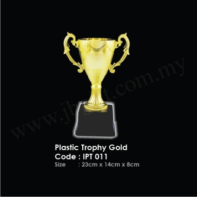 Plastic Trophy Gold IPT 011