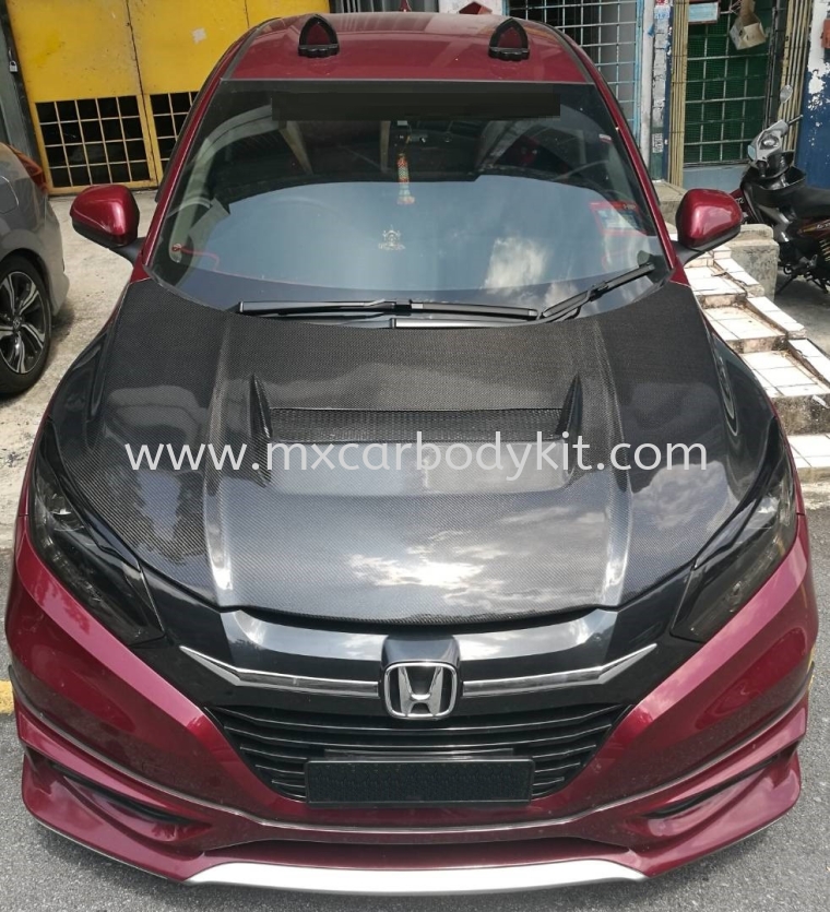 HONDA HRV FRONT BONNET CARBON FIBER  HRV / VEZEL 2015 - 2018 HONDA