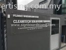 Cleantech Solution Sdn Bhd 3D Box Up Lettering Signboard at Meru Klang 3D BOX UP LETTERING SIGNBOARD