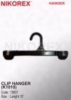 505102BK - Clip Hanger NK10" Black (10pcs) Clip Hanger HANGERS