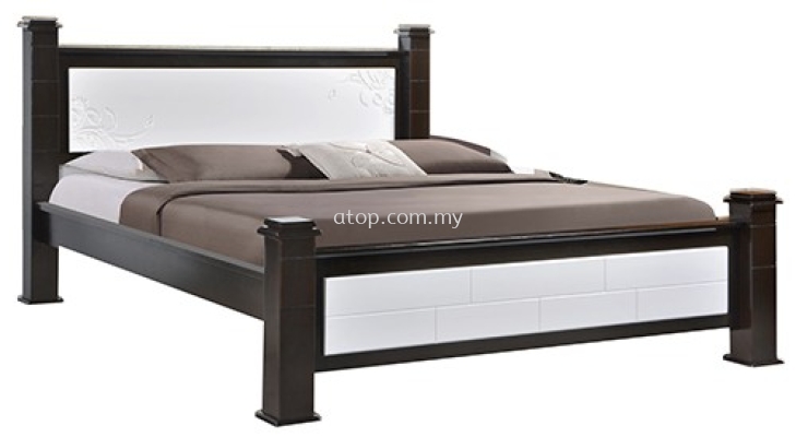 Atop ATN 3510WH Queen Size Bed Frame