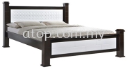 Atop ATN 3512WHW Queen Size Bed Frame New Product Queen Size Bed Frame (5ft)
