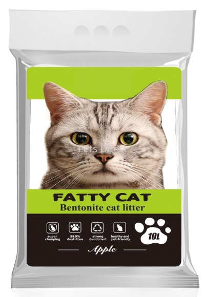 Fatty Cat Bentonite Cat Litter Apple 10L