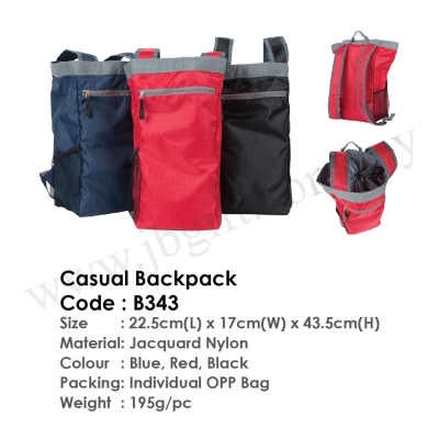 Casual Backpack B343