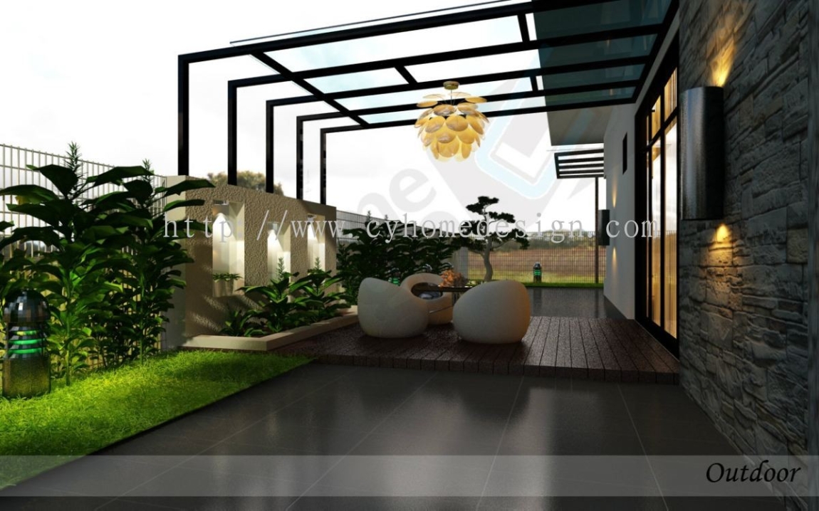 Outdoor 3D Design Outdoor / Exterior Drawing  3D Design Drawing