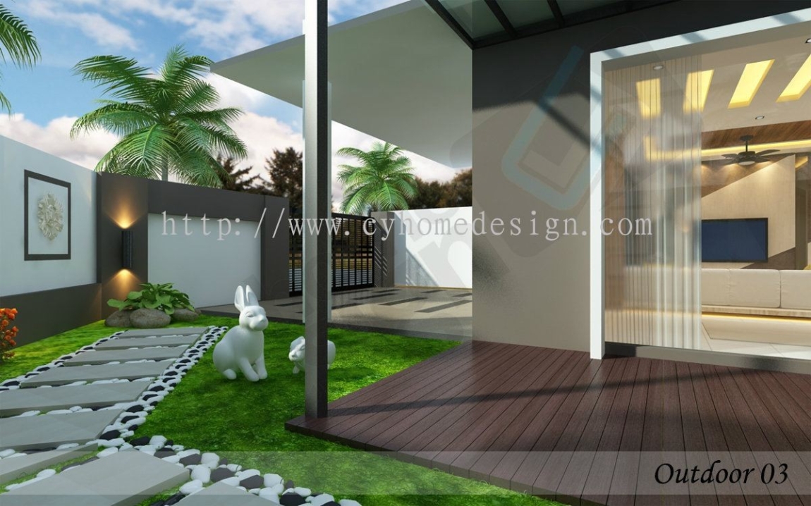 Outdoor 3D Design Outdoor / Exterior Drawing  3D Design Drawing