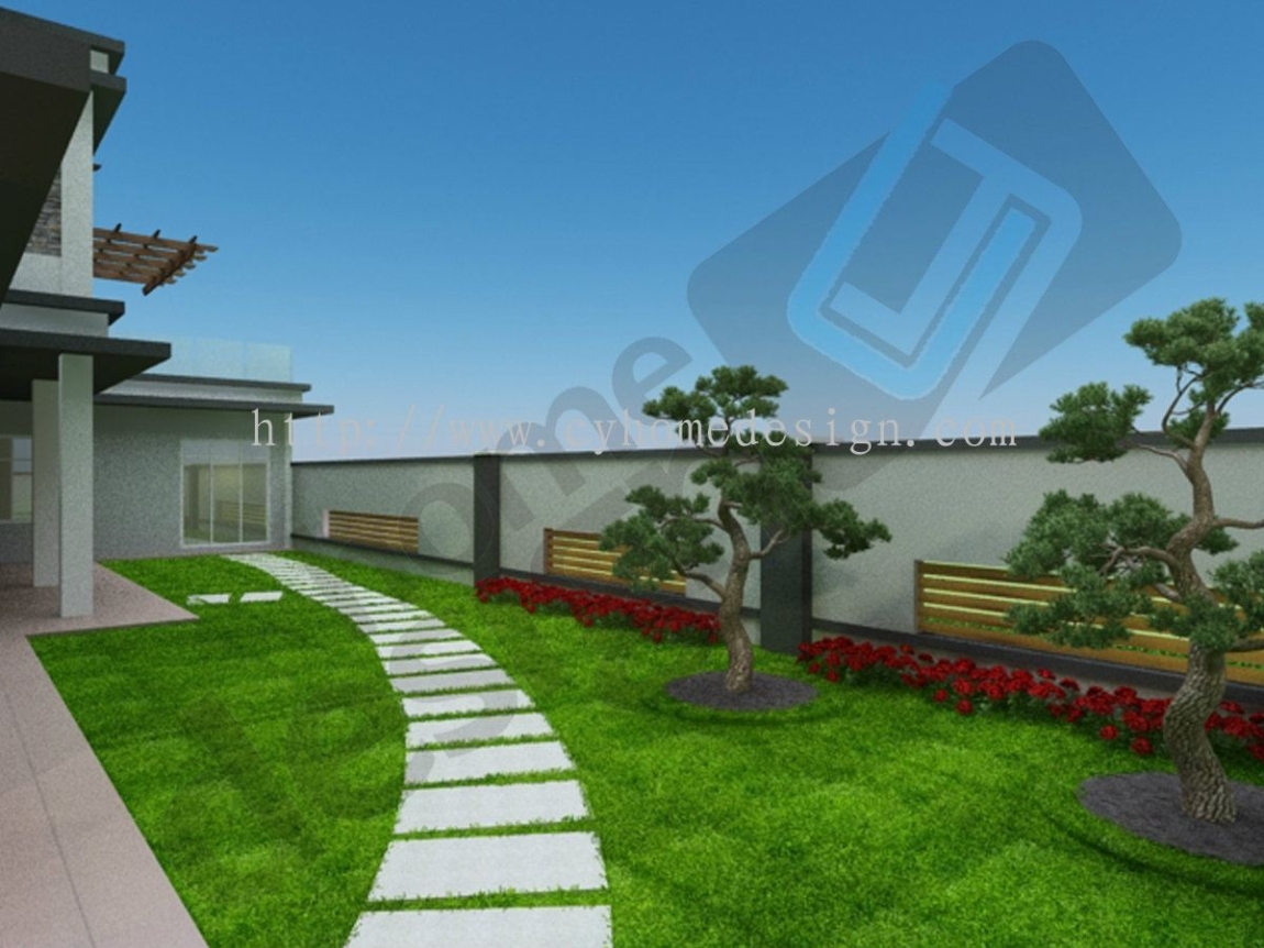 3D Outdoor Design Drawing Outdoor / Exterior Drawing  3D Design Drawing