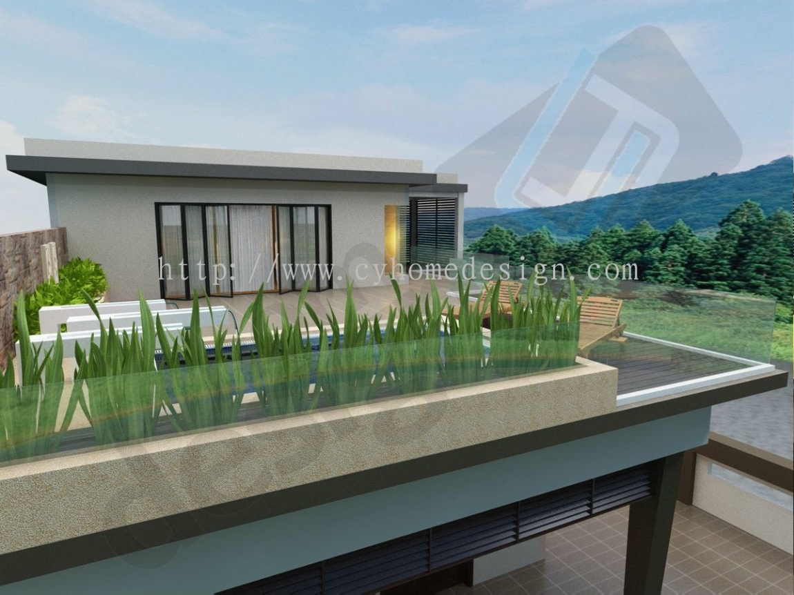 3D Outdoor Design Drawing Outdoor / Exterior Drawing  3D Design Drawing