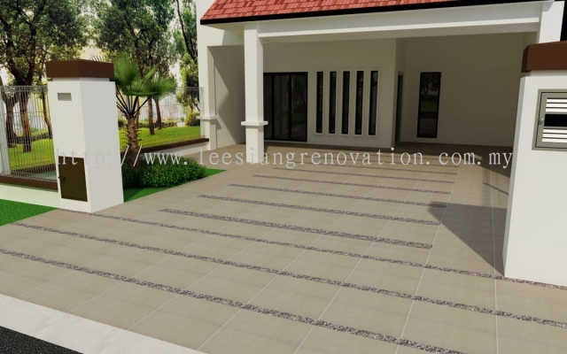 3D Outdoor Design Drawing