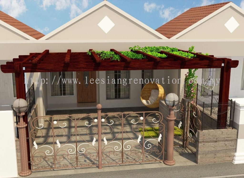 3D Outdoor Design Drawing Outdoor / Exterior Drawing  3D Design Drawing