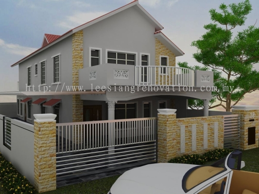 3D Outdoor Design Drawing