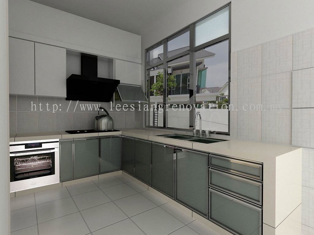 Reka bentuk Almari Dapur 3D Kabinet Dapur Dapur Reka Bentuk 3D