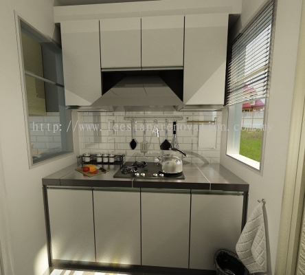 Reka bentuk Almari Dapur 3D