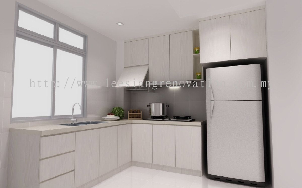 Reka bentuk Almari Dapur 3D Kabinet Dapur Dapur Reka Bentuk 3D