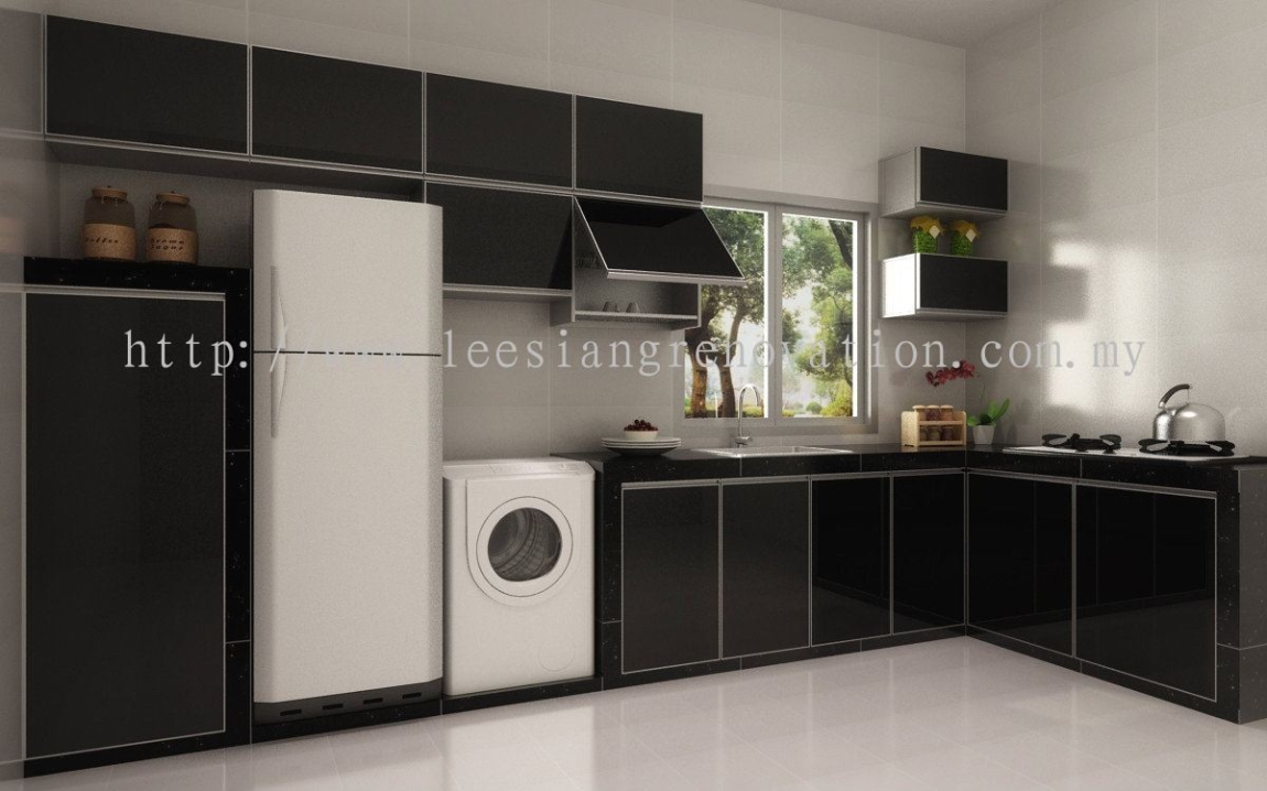 Reka bentuk Almari Dapur 3D Kabinet Dapur Dapur Reka Bentuk 3D