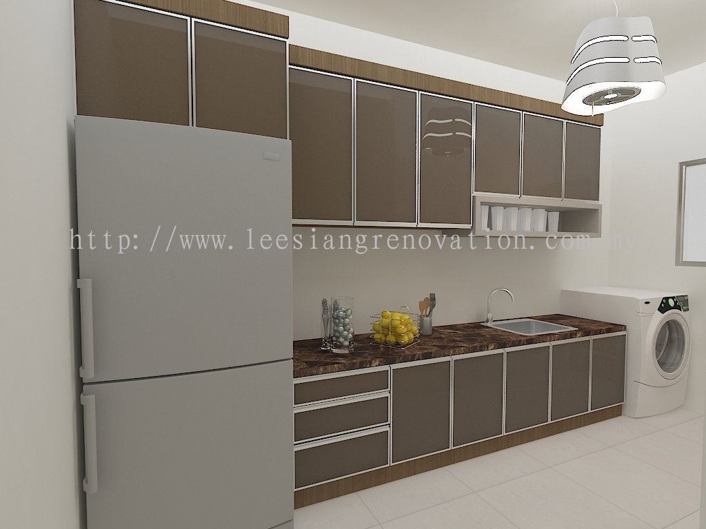 Reka bentuk Almari Dapur 3D Kabinet Dapur Dapur Reka Bentuk 3D