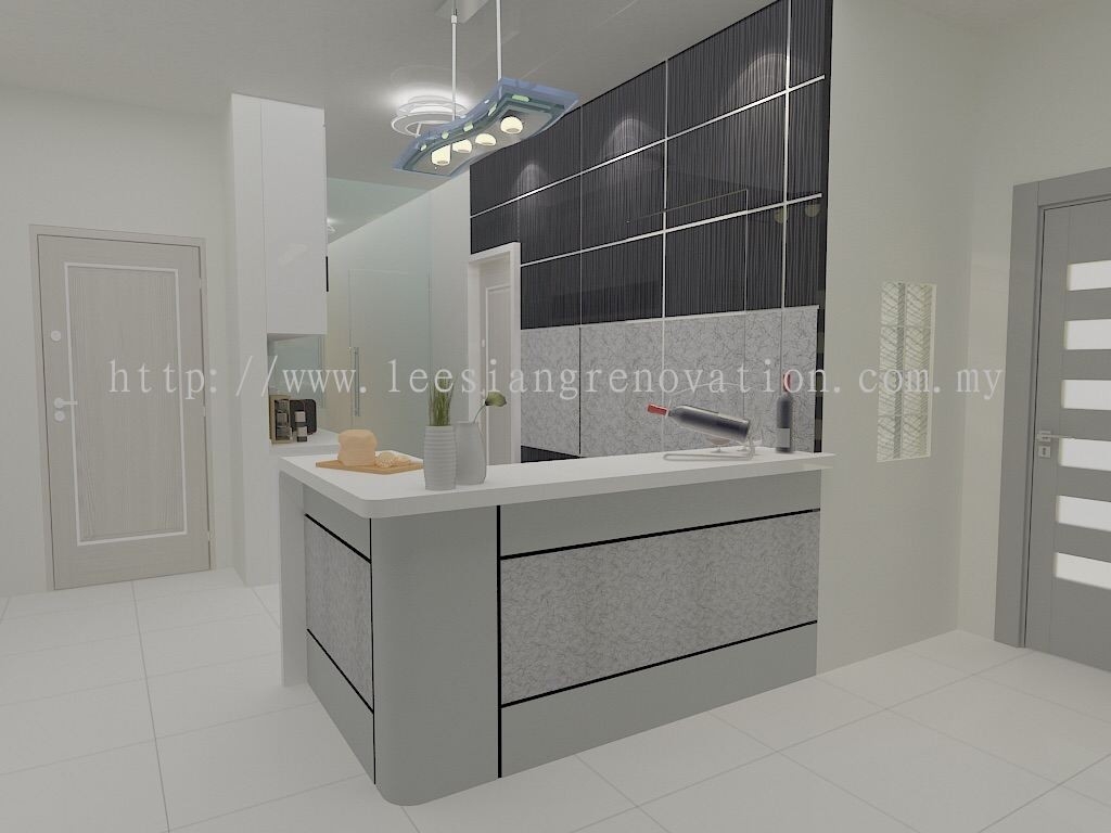 Reka bentuk Almari Dapur 3D Kabinet Dapur Dapur Reka Bentuk 3D