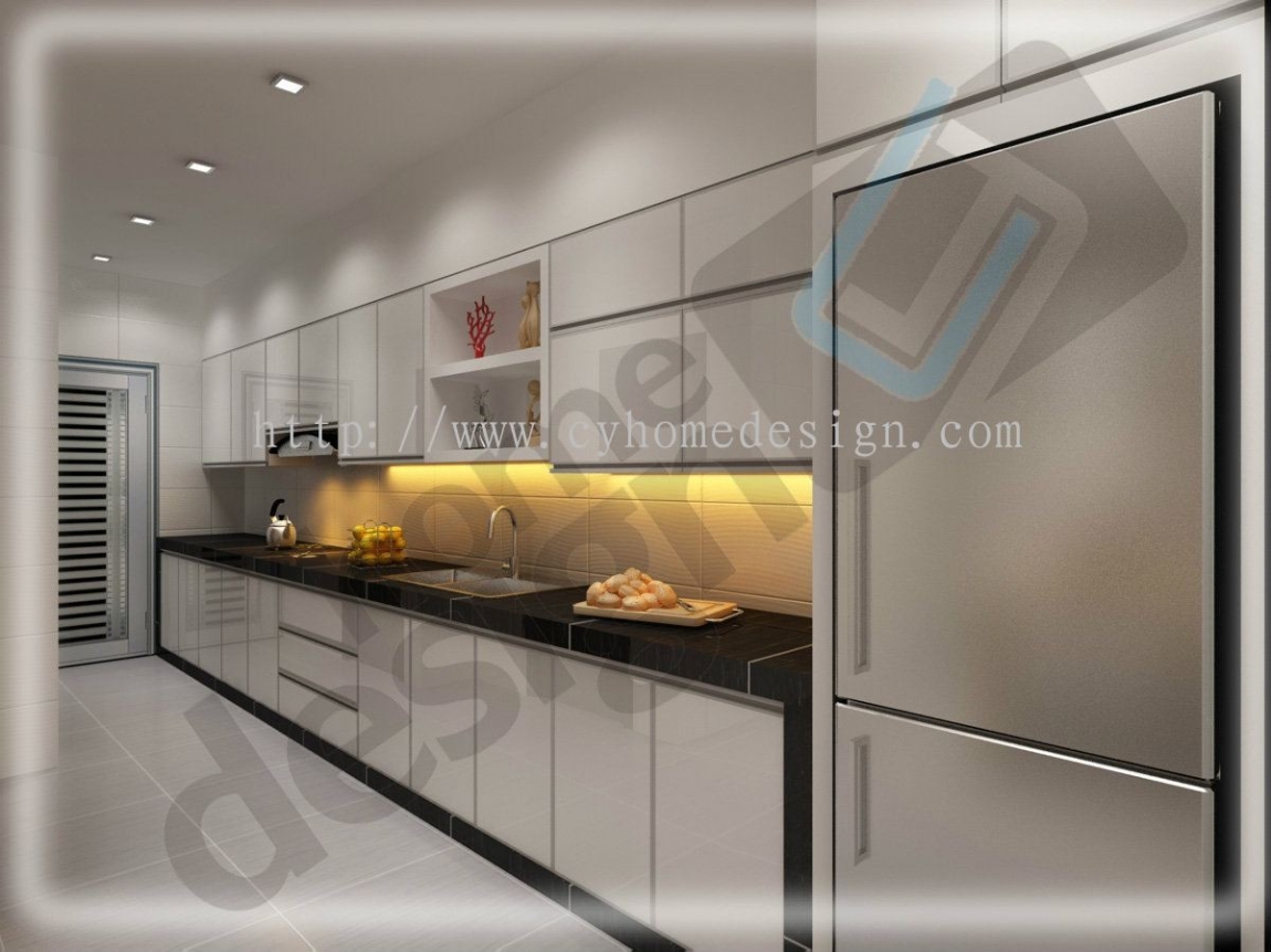 Reka bentuk Almari Dapur 3D Kabinet Dapur Dapur Reka Bentuk 3D