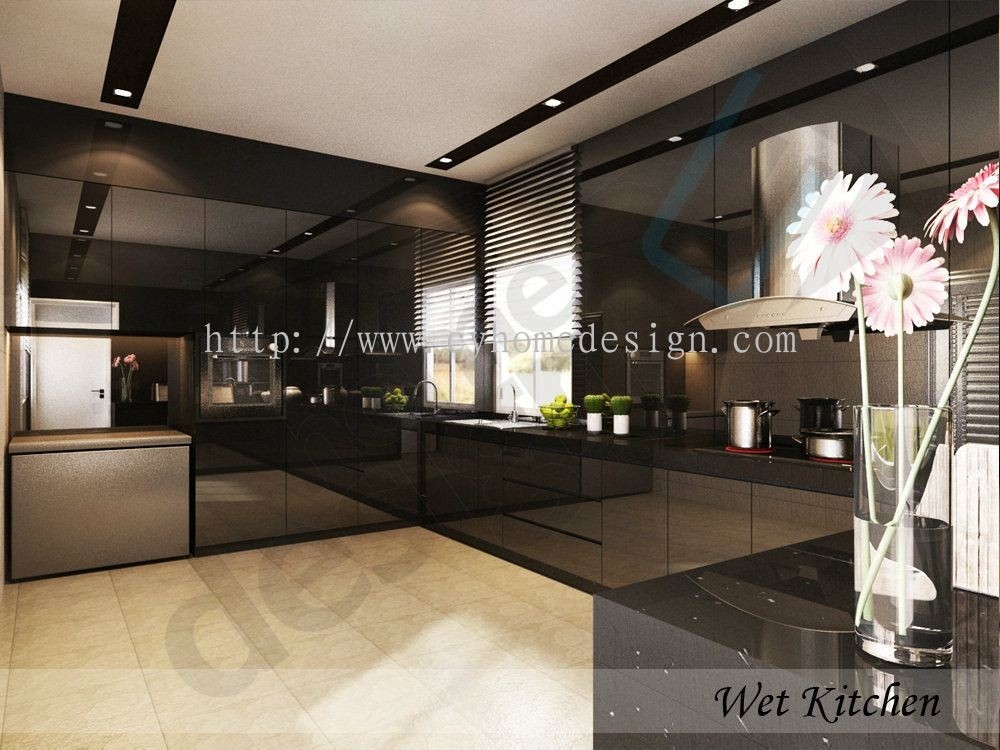 Reka bentuk Almari Dapur 3D Kabinet Dapur Dapur Reka Bentuk 3D