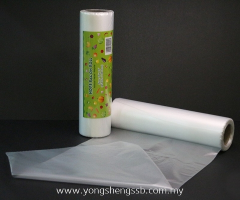 HDPE BAG ON ROLL (10'' x 15'') ( 400g/12Roll/Bag )