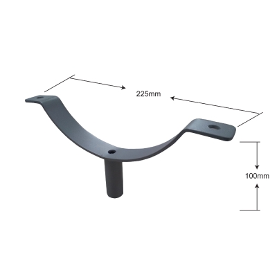 Metal Top Bracket - For Reception Counter