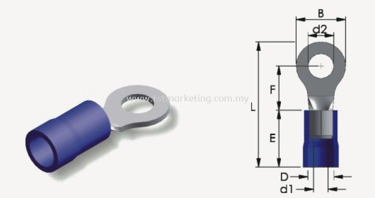 PVC INSULATED RING TERMINALS