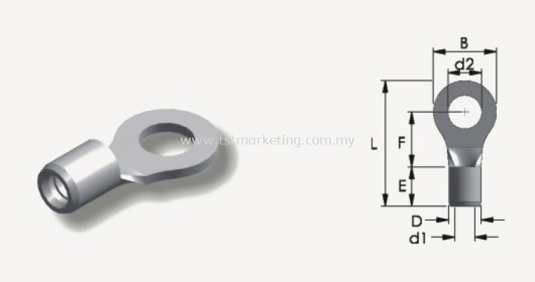 NON-INSULATED RING TERMINALS