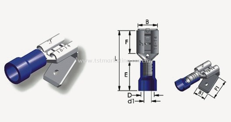 PVC INSULATED PIGGY BACK DISCONNECTS