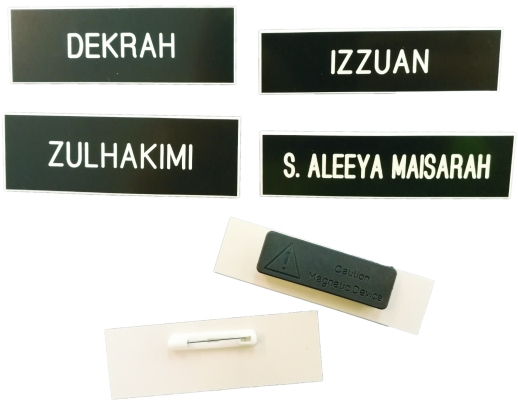 PVC Nametag