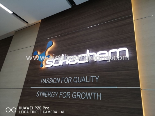 Sokachem Sdn Bhd 3D Acrylic Box Up LED Lettering @ Kapar Klang