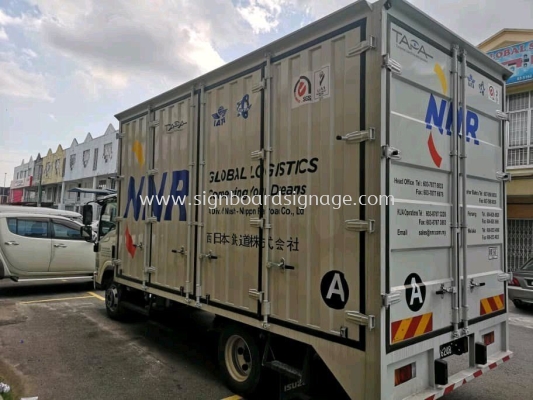 NNR Global Logistics Truck Lorry Die Cut Sticker